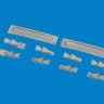 Eduard 6481098 BRASSIN P-40 cold weather exh.stacks fishtail 1/48