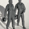 Pilot Replicas 483DP004 RAF pilots walking, late 1950s & 1960s 1/48