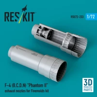 Reskit U72233 F-4 (B, C, D, N) 'Phantom II' exh.nozz. (FIN) 1/72
