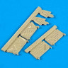 QuickBoost QB48 112 F4U-1 Corsair undercarriage covers 1/48