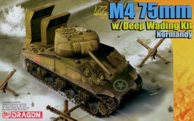 Dragon 7367 M4A1 Sherman (w/Deep-Water wading stacks, D-Day, Normandy, 1944)