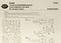 New Ware NWA-M0058 1/48 Mask Su-25 UB/UBK ADVANCED (SMER/KP)