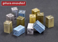 Plusmodel DP3012 British Canisters Flimsy - Late (3D Print) 1/35