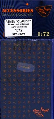 Clear Prop CPA72003 A5M Claude Brass cast antenna (early version) 1/72