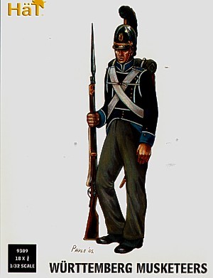 HAT 9309 Wurttemberg Musketeers 1/32