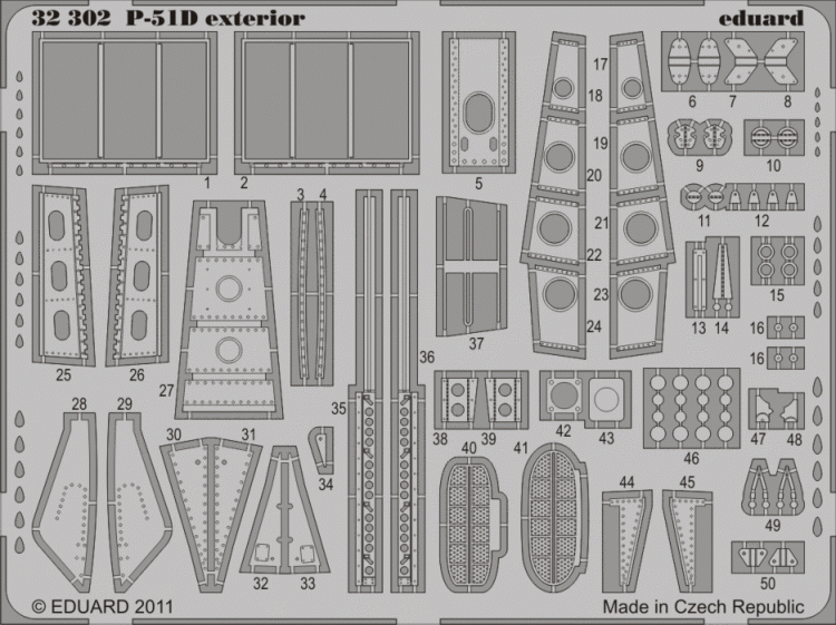 Eduard 32302 P-51D exterior