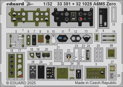 Eduard 321025 SET A6M5 Zero interior (TAM) 1/32