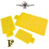 77 Propeller 77PRP062 Luftwaffe WWII Shingles Camo STENCIL - SET F (3x)