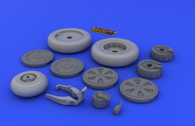 Eduard 648026 MiG-21 wheels