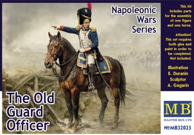 Master Box 3225 The Old Guard Officer, Napoleonic Wars Era 1/32