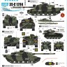 Star Decals 35-C1294 Balkan Peacekeepers # 12. British SFOR mix. Bosnia. Challenger I Mk.3, Challenger 2, Scimitar CVR(T) and FV432 Mk.2 1/35