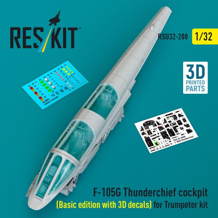 Reskit RSU32-200 F-105G Thunderchief cockpit Basic edition 1/32
