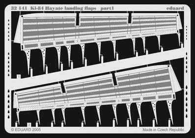 Eduard 32141 Ki-84 Hayate landing flaps HAS