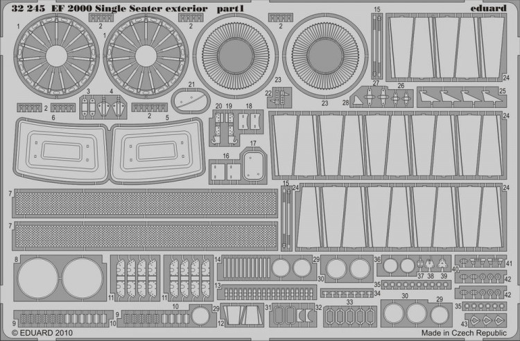 Eduard 32245 EF 1990 Single Seater exterior Revell