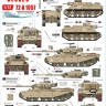 Star Decals 72-A1057 Israeli AFVs # 2. Centurion Mk.V 105mm and M7 Priest 105mm Howitzer. 1960s and Six-Day War markings 1/72