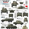 Star Decals 72-A1162 Cyprus 1974 # 1. Turkish and Greek Cypriot AFVs. M47, M48A1, M106A1, M113A1, T-34/85, BTR-152, Marmon-H 1/72