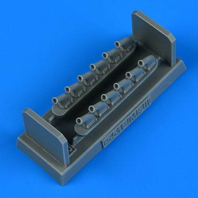 QuickBoost QB48945 P-51B/Mk.III Mustang exhaust (TAM) 1/48