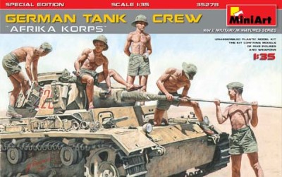 MiniArt 35278 Экипаж немецкого танка DAK 1/35