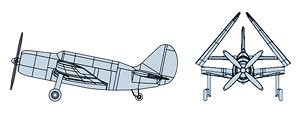 Trumpeter 06407 SB2C Helldiver (Pre-Colored) 1/350