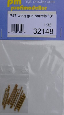 Profimodeller PFM-32148 1/32 P-47 Thunderbolt - Wing gun barrels B