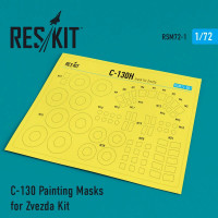 Reskit RSM72-0001 С-130 Painting Masks (ZVE) 1/72