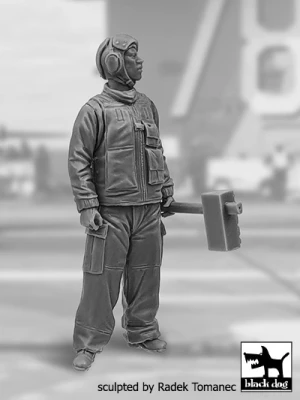 Blackdog F32158 US aircraft carrier deck crew No.2 (1 fig.) 1/32