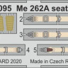 Eduard FE1095 1/48 Me 262A seatbelts STEEL (HOBBYB)