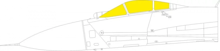 Eduard EX839 Mask Su-27 TFace (G.W.H.) 1/48