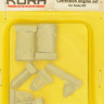 Kora Model DS72247 Siebel Si-204A correct engine set (KP/SMER) 1/72