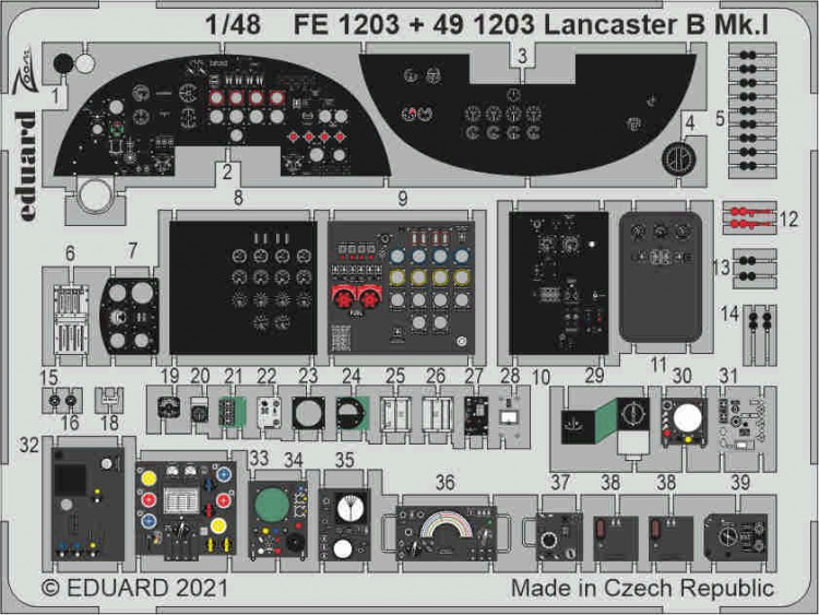 Eduard FE1203 Lancaster B Mk.I (HKM) 1/48
