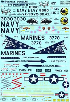 Print Scale 72-059 US NAVY F-4 Phantom Mig Killers Part 2 1/72