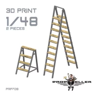 77Propeller 77PRP709 Luftwaffe Wood Ladder (2 pcs.) 1/48