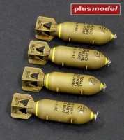 Plusmodel AL4117 Bombs 250 Lb. (4 pcs.) 1/48