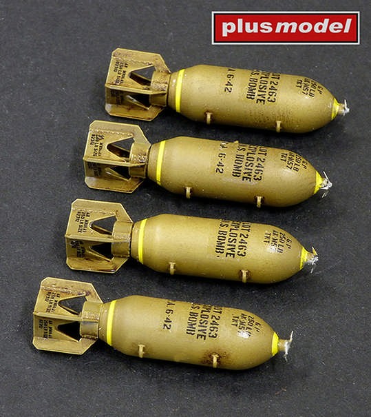Plusmodel AL4117 Bombs 250 Lb. (4 pcs.) 1/48