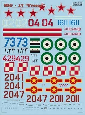 Print Scale 48-013 МиГ-17 &quot; Fresco&quot; Ч.1 1/48