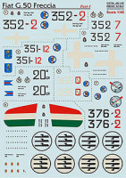 Print Scale 48-145 Fiat G.50 Freccia - part 1 (wet decals) 1/48