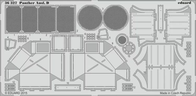 Eduard 36327 SET Panther Ausf. D (TAM) 1/35