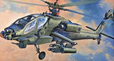 Hasegawa 00436 Вертолет AH-64A APACHE (HASEGAWA) 1/72