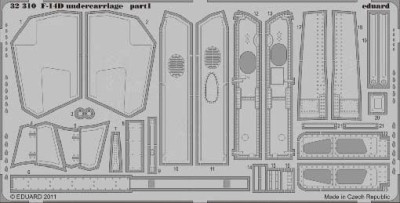 Eduard 32310 1/32 Фототравление для F-14D undercarriage
