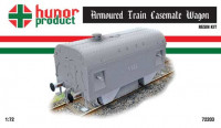 Hunor Product 72203 Armoured Train Casemate Wagon (resin kit) 1/72