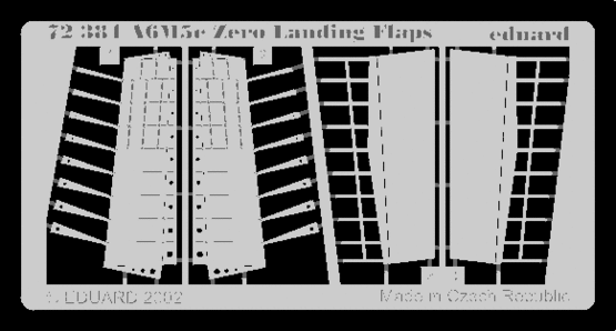Eduard 72384 A6M5 Zero landing flaps HAS
