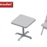Plusmodel DP3075 Folding chairs and table (5 pcs.) 1/35