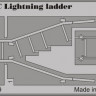 Eduard 72496 BAC Lightning ladder TRU