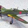 Aoshima 65990 Истребитель Ki-100-II TYPE 5 MODEL 2 c фигуркой пилота 1/72