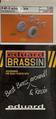 Eduard 648768 BRASSIN F4F-3 wheels late (EDU) 1/48