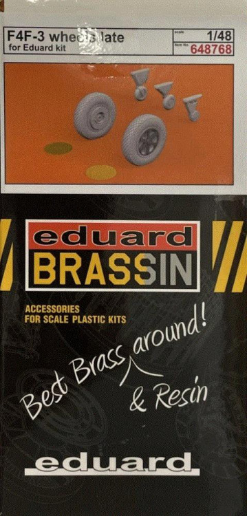 Eduard 648768 BRASSIN F4F-3 wheels late (EDU) 1/48