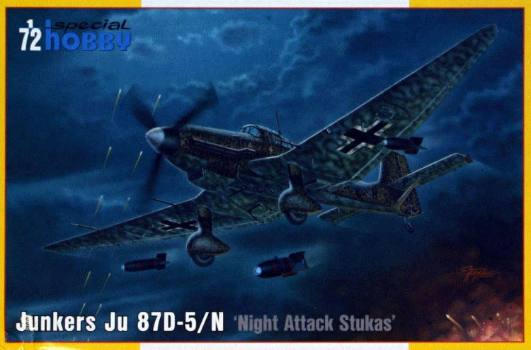 Special Hobby SH72458 Ju 87D-5/N 'Night Attack Stukas' (4x camo) 1/72