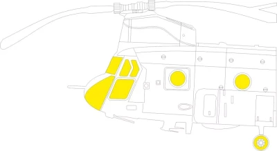Eduard CX670 Mask Chinook HC.1 (AIRF) 1/72