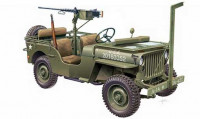 Italeri 06351 Willys Jeep with M2 Machine Gun 1/24