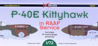 Dk Decals 72049 P-40E Kittyhawk in RAAF service (19x camo) 1/72